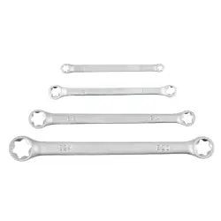 Zestaw kluczy oczkowych torx E6 - E24, 4cz.