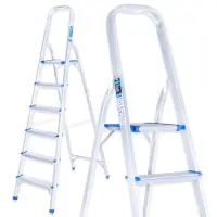 Drabina aluminiowa 6-stopniowa składana 150kg