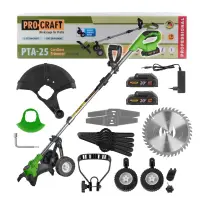 Podkaszarka akumulatorowa PTA-25- 2B aku+ ład.