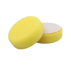 Gąbka polerska 80mm miękka żółta na rzep Flexipads