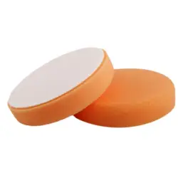 Gąbka polerska 135mm średnia pomarańczowa na rzep