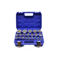 Zestaw nasadek 21el. 12-kątnych  8-36mm