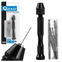 Mini wiertarka ręczna + zestaw wierteł HSS 25sz Mini wiertarka ręczna + zestaw wierteł HSS 25sz