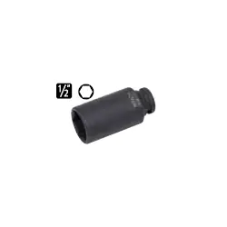 Nasadka udarowa 1/2" 19x85 długa Hitachi